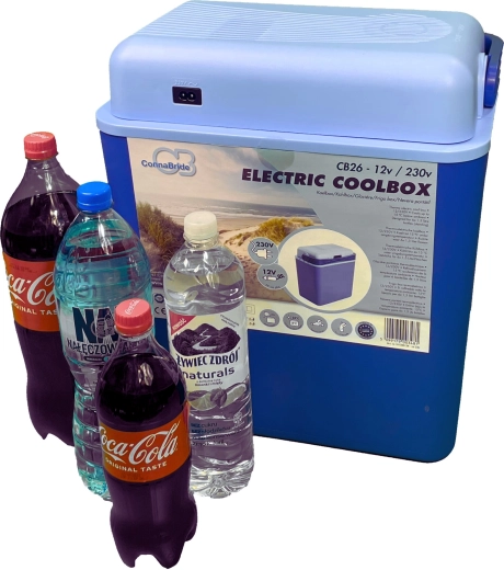 Dual 12V/230V power for use in the car and at home