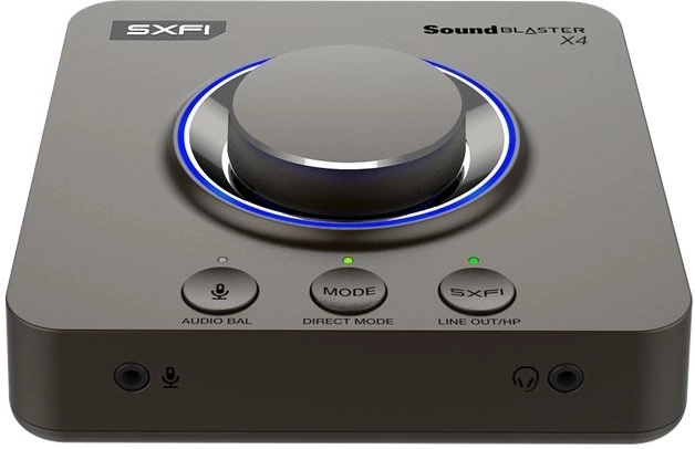 externe Soundkarte Sound Blaster X4 7.1 USB-DAC mit Super X‑Fi und SmartComms
