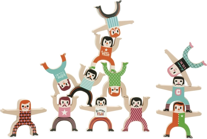 Vilac hölzerne Balance-Figuren Akrobaten