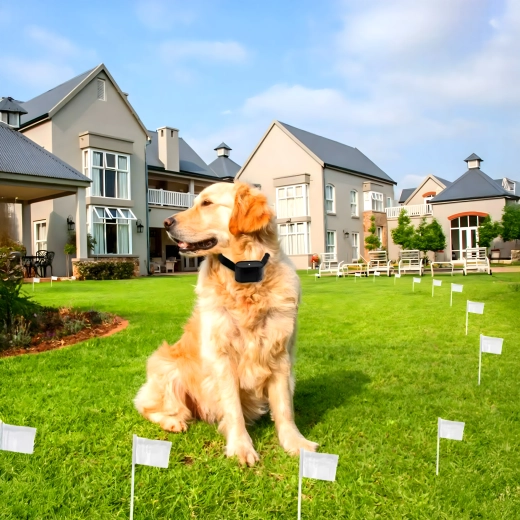 Veilige zone voor vrij bewegen in de tuin