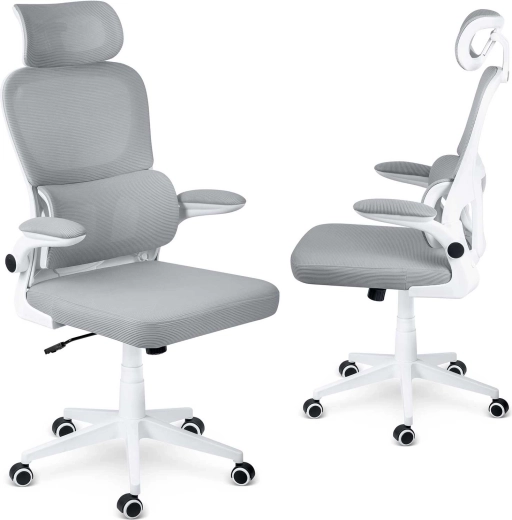 Sofotel Formax ergonomic office chair made of micro-mesh, gray