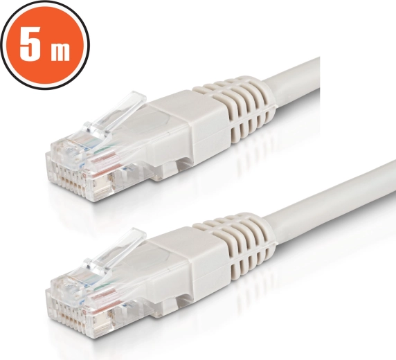 UTP CAT6 CCA Network Patch Cable 5 m Gray