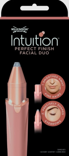 Wilkinson Facial Perfect Finish 2-in-1 Trimmer für Gesicht und Augenbrauen