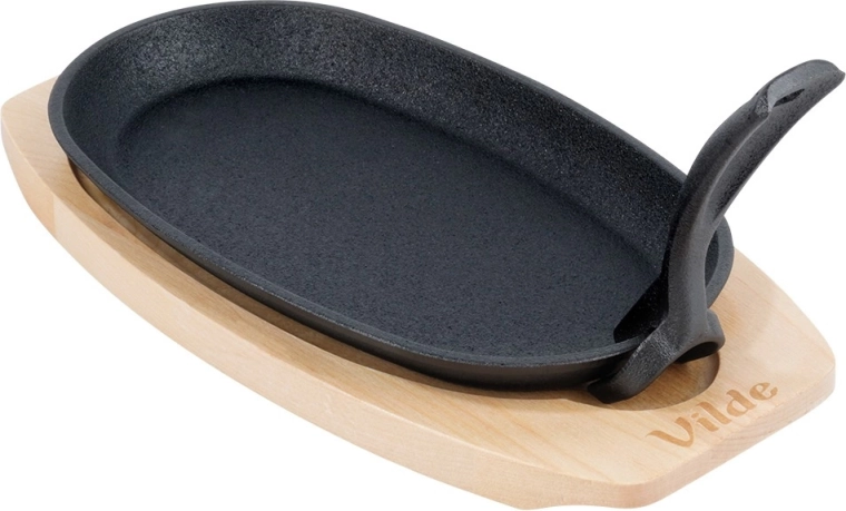 Massief gietijzer voor gelijkmatige warmte