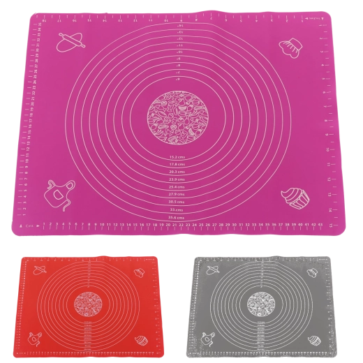 Silicone work mat 40 × 50 cm with clip