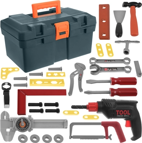 Iso Trade Kinderkoffer mit Werkzeug – 32 Teile