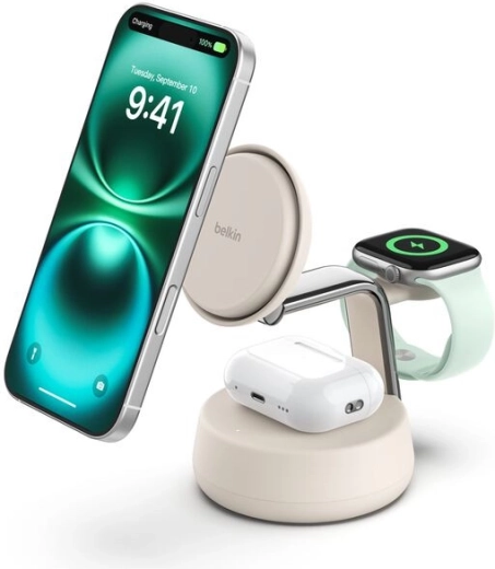 Charge simultanée de trois appareils
