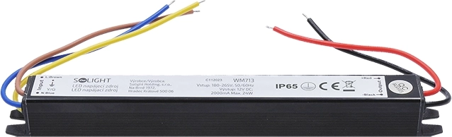 Stabiel vermogen 12 V / 2 A tot 24 W
