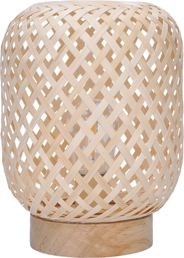 Lanterne LED Solight en rotin avec lumière blanc chaud 19 cm