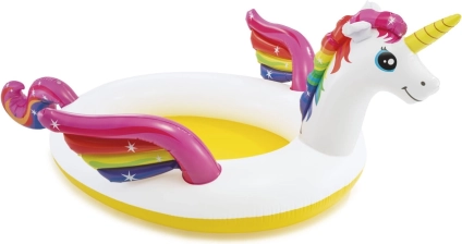 Opblaasbaar kinderzwembad in de vorm van een eenhoorn