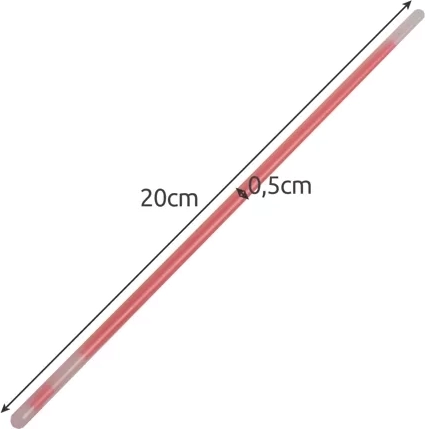 Praktisch formaat 20 × 0,5 cm
