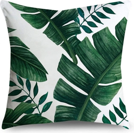 Stylish boho design with leaves