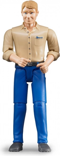 Bruder BWorld male figure with blue pants