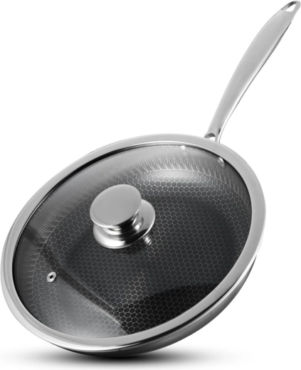 Glazen deksel met stoomafvoer