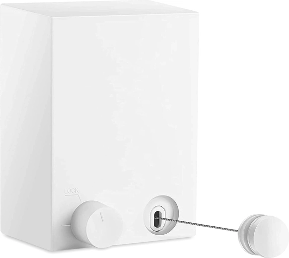 Wall-Mounted Retractable Clothesline 4.2 m