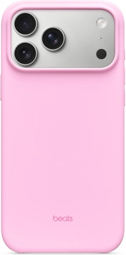 Protective beats case with magsafe and camera control panel for iphone 17 pro max – sun-kissed pink
