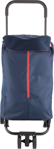 Chariot de courses Gimi Twin New bleu sur roulettes 50 l / 30 kg