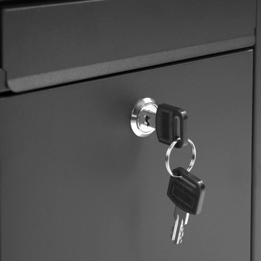 Verrouillage sécurisé et 2 clés incluses