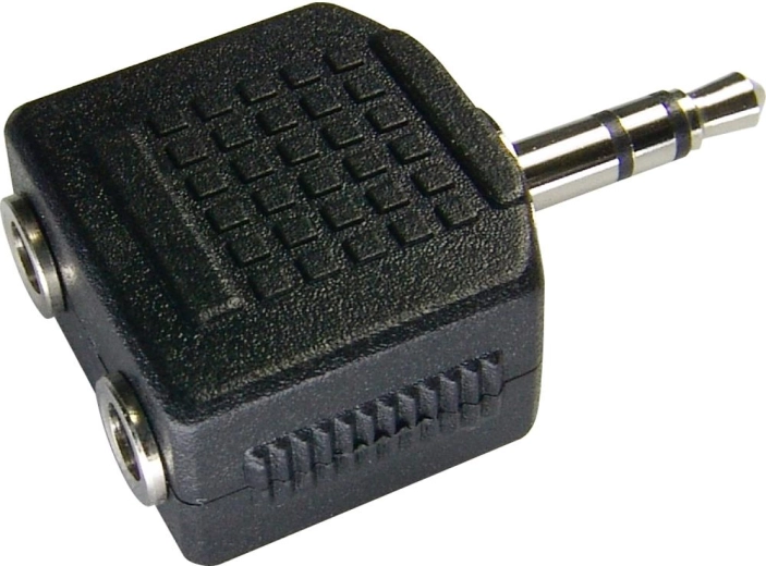 Sencor stereo-adapter van 3,5mm-jack naar 2× 3,5mm-aansluitingen