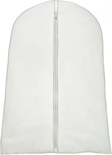 Beschermhoes voor kleding 60 × 100 cm met ritssluiting – Transparant