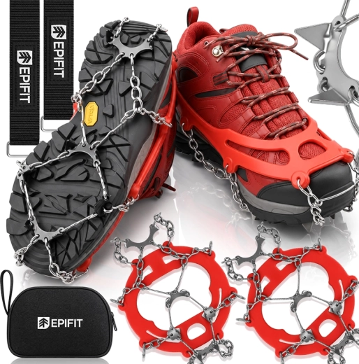 Klova 8 red crampons