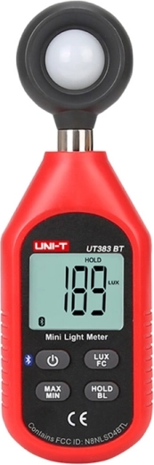 Uni-T UT383BT mini luxmeter met Bluetooth