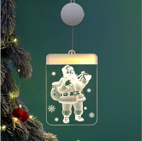 Warm LED backlight for a cozy Christmas atmosphere