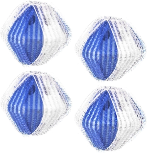 Wasbollen voor de wasmachine 5 cm, 4 stuks