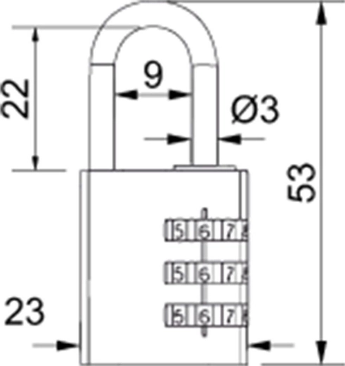 Up to 1,000 combinations for enhanced security