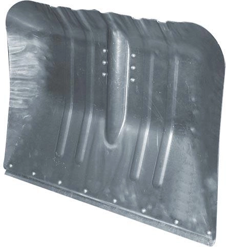 Gebogen aluminium sneeuwschop 47 × 38 cm zonder steel