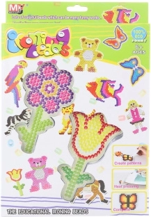 Iron-on beads flowers