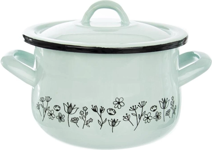Casserole émaillée avec couvercle LOUKA 16 cm, 2,3 l