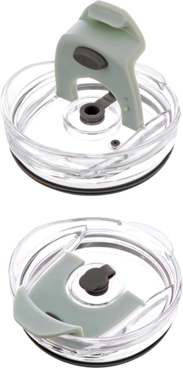 Sealing lid with straw opening