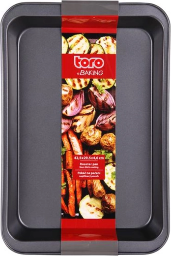 Bräter Toro aus Kohlenstoffstahl mit Antihaftbeschichtung 42 × 29 × 5,5 cm
