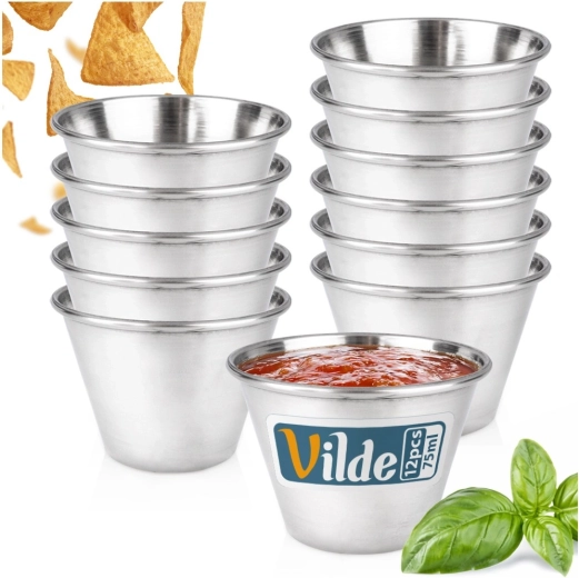 Set mit 12 Dip-Schälchen (75 ml)