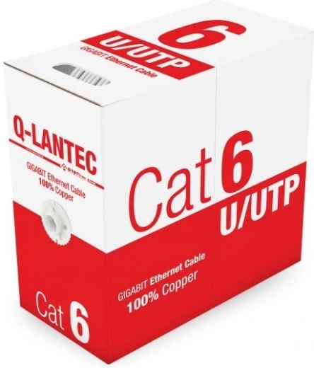 Netzwerkkabel U/UTP Cat 6, PVC, 100% Kupfer, 305 m