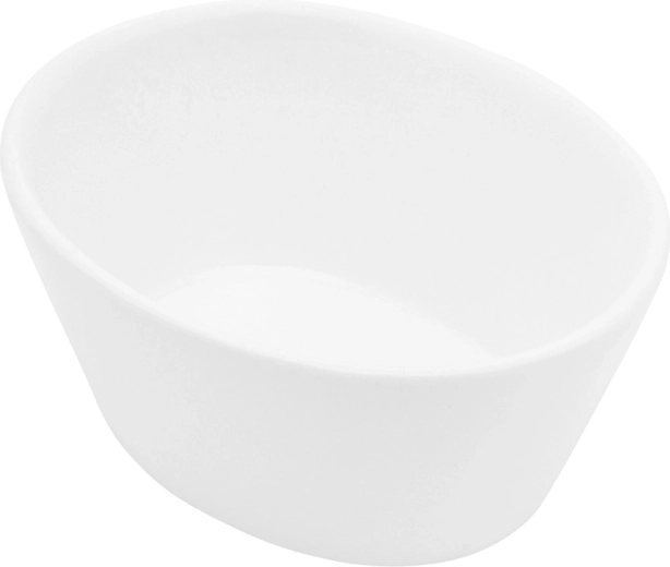 Porcelain oval bowl 10 cm 100 ml, cream