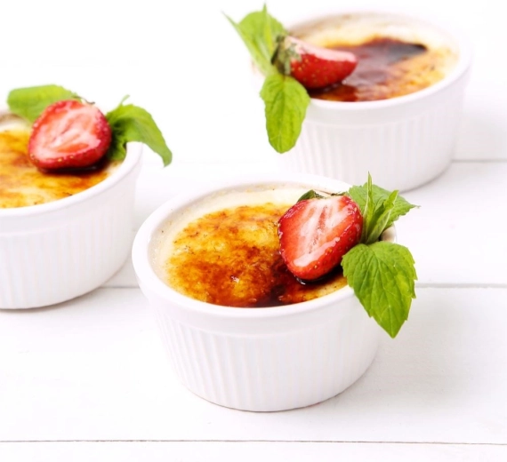 Idéal pour crème brûlée et soufflé