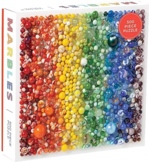 Puzzle Galison billes arc-en-ciel 500 pièces