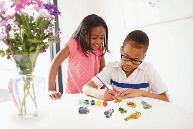 Crée et peins – aimants et badges safari