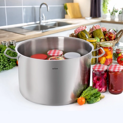 Grande capacité de 22 l pour la mise en bocaux et la cuisson