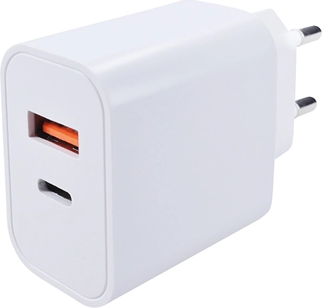Solight Schnellladegerät USB-A + USB-C 20 W