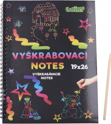 Scratch-off Notebook Large 10 Sheets