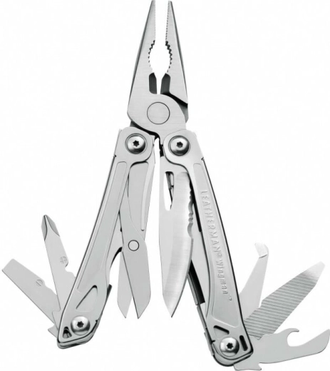 Leatherman Wingman Multifunktionswerkzeug aus Edelstahl, 14 Funktionen