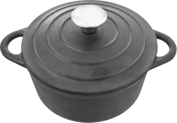 Robustes Gusseisen für gleichmäßiges Kochen
