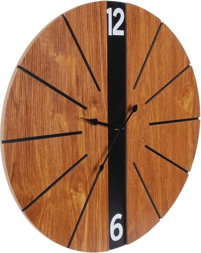 Moderne Kombination aus Holz und Schwarz