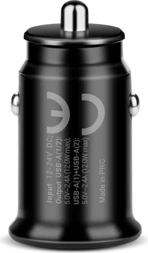 Twee USB‑A‑poorten voor gelijktijdig opladen