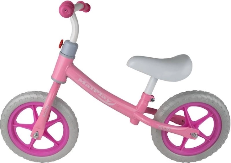 Kids’ balance bike pink-white