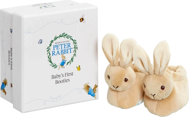 Set van eerste schoentjes van konijntje Peter