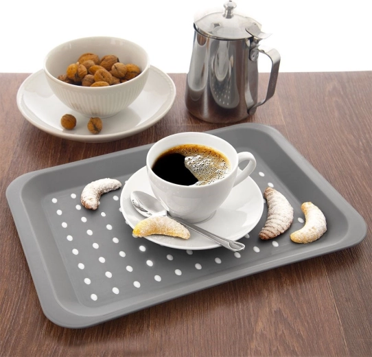 Raised edges for comfortable carrying